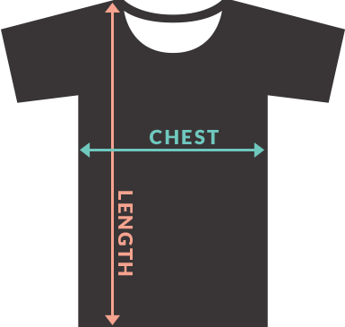 Women's Cotton Tee size chart